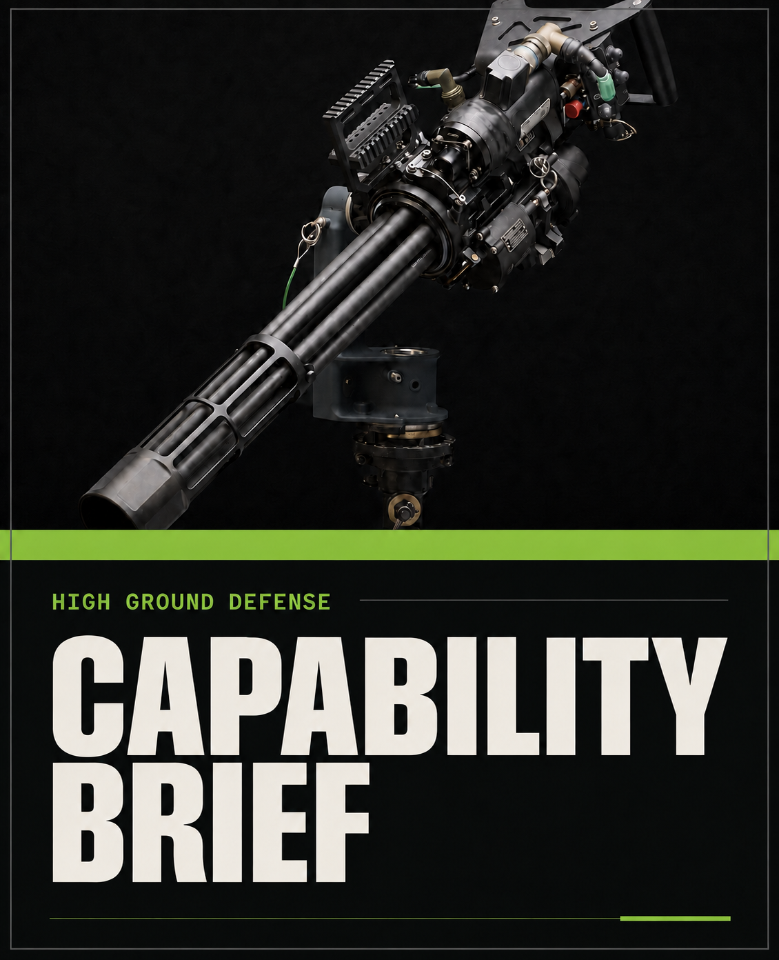 High Ground Defense capability brief cover