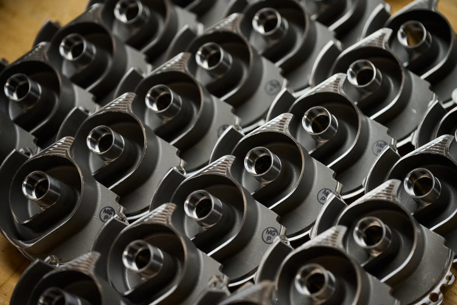 Precision machining in progress