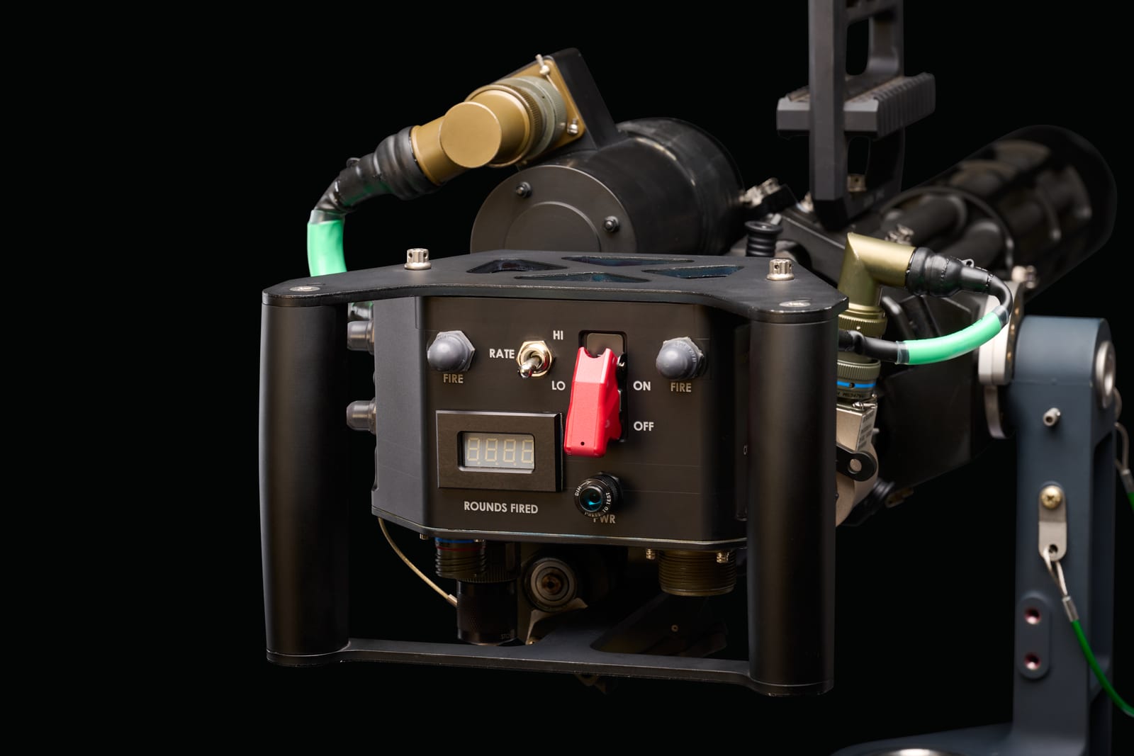 M134HG control interface panel and connected system hardware